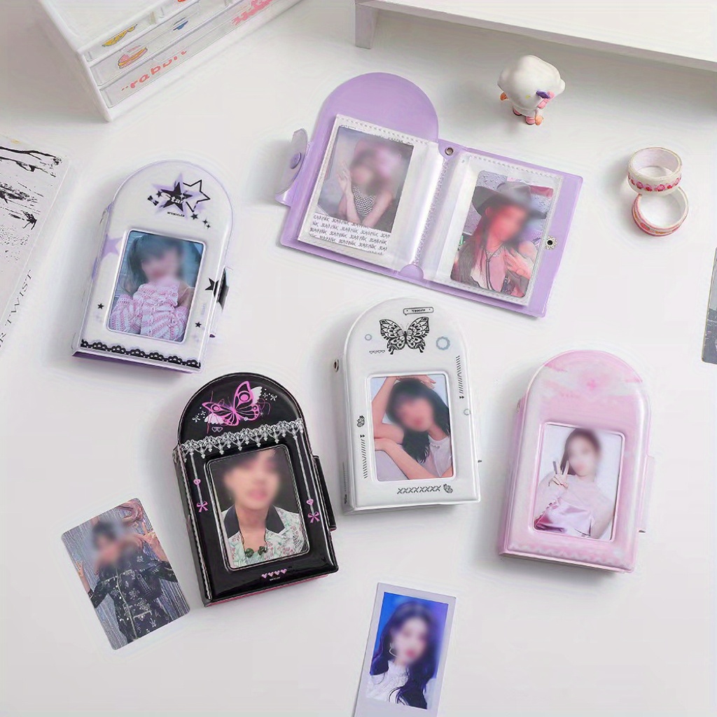 Kpop Photocard Holder Book Photocard Binder Cute Mini Photo - Temu Canada