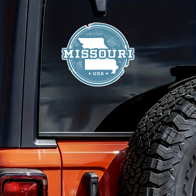 Missouri Map Vinyl Waterproof Sticker Car Bumper Laptop Temu