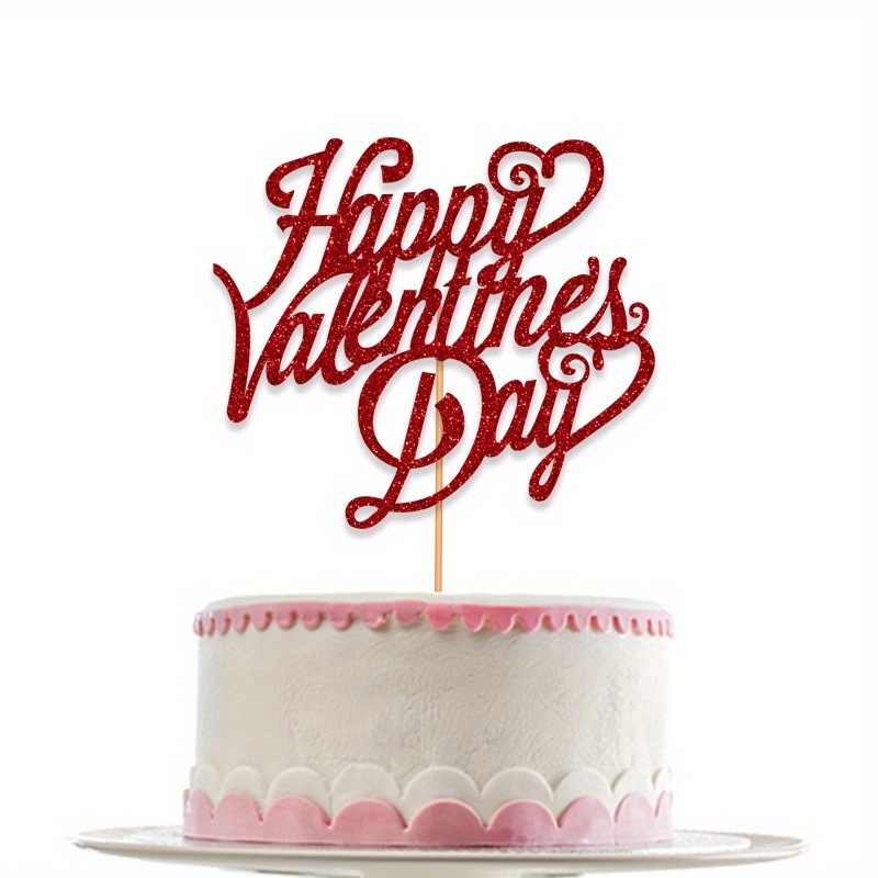 10 Pezzi Decorazioni Torta Happy Valentine's Day Cuore - Temu Italy