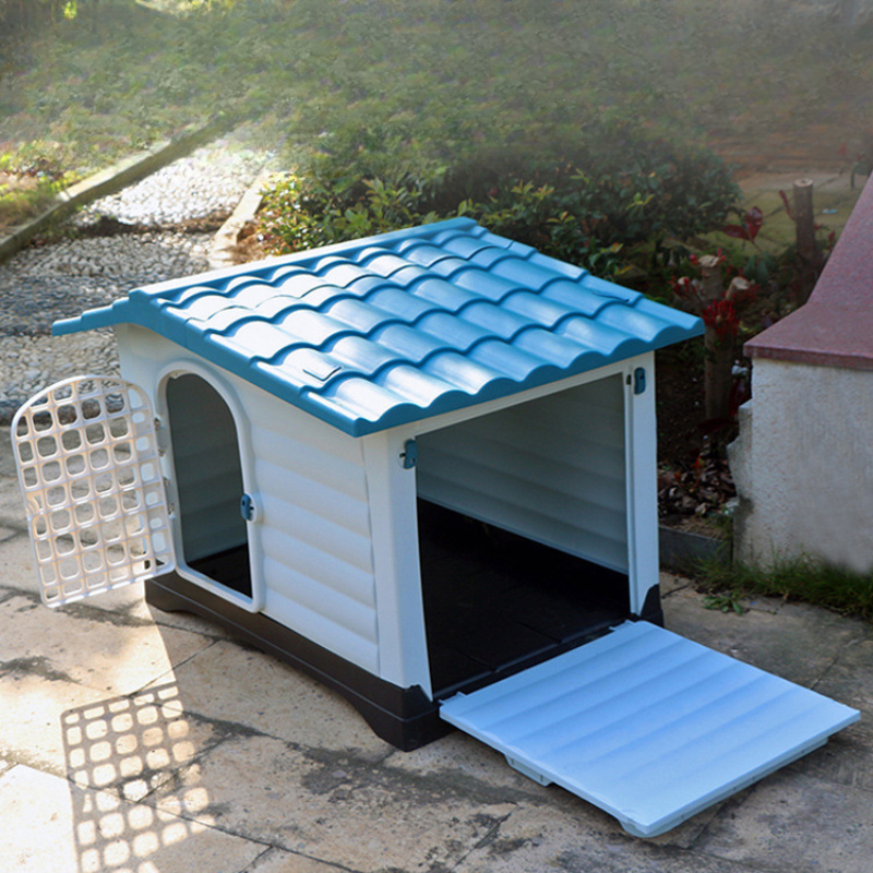 1pc Casa Cani In Plastica Impermeabile 'aperto Villa Cani - Temu Italy