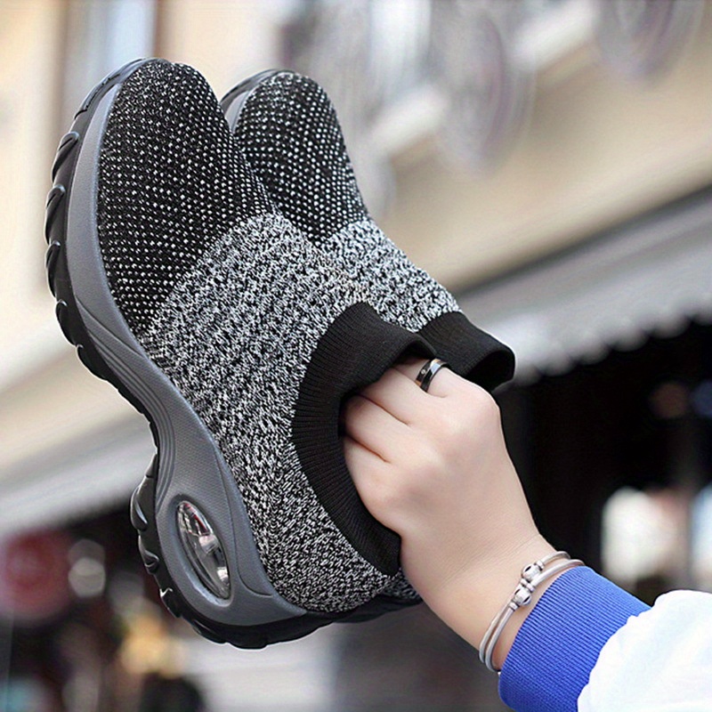 womens running shoes comfy walking shoes breathable mesh sports sneakers with details 0