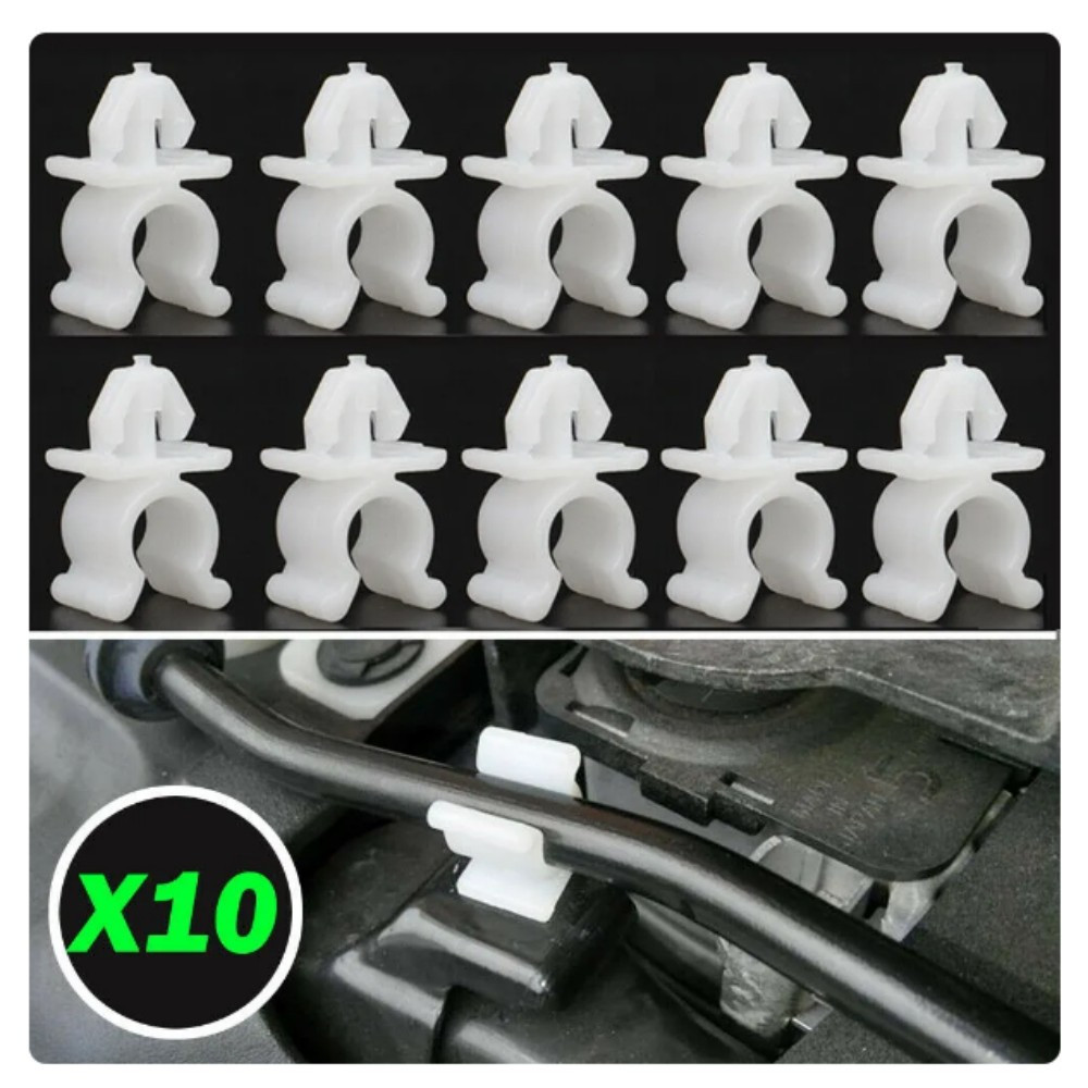 

10pcs Universal Car Fastener Hood Rod Clips, X-trail T30, Car Accessories