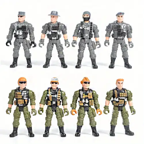 Figurines de soldat de l'armée militaire