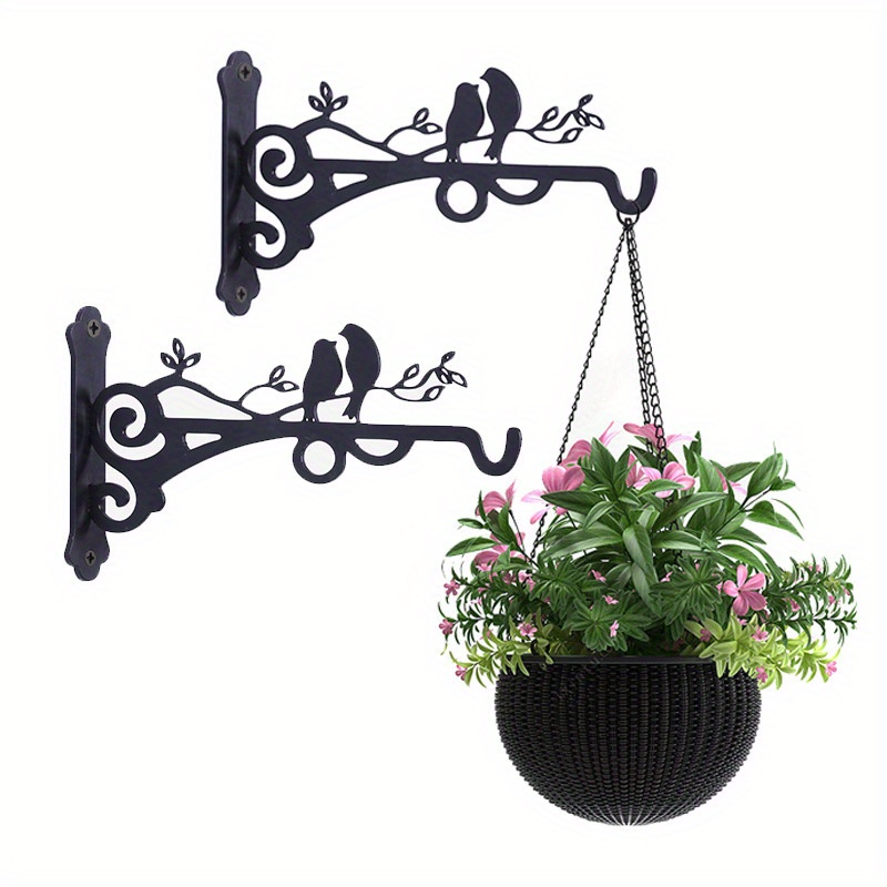 2pcs Hanging Plant Bracket Wall Hook Wall Mount Plant Hangers For