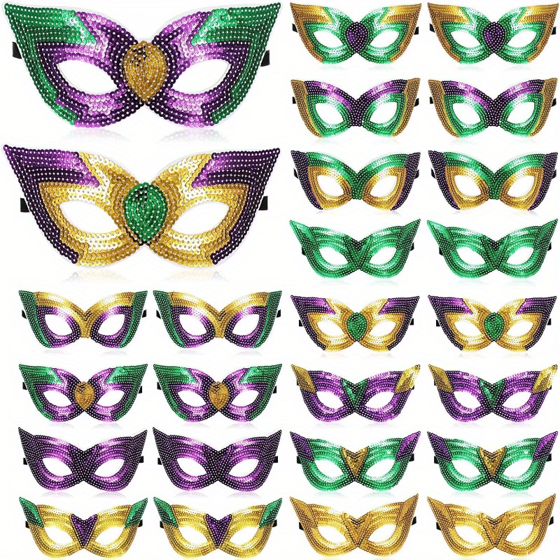 Carnival Masquerade Masks Loose Venice Carnival Masks Metal - Temu