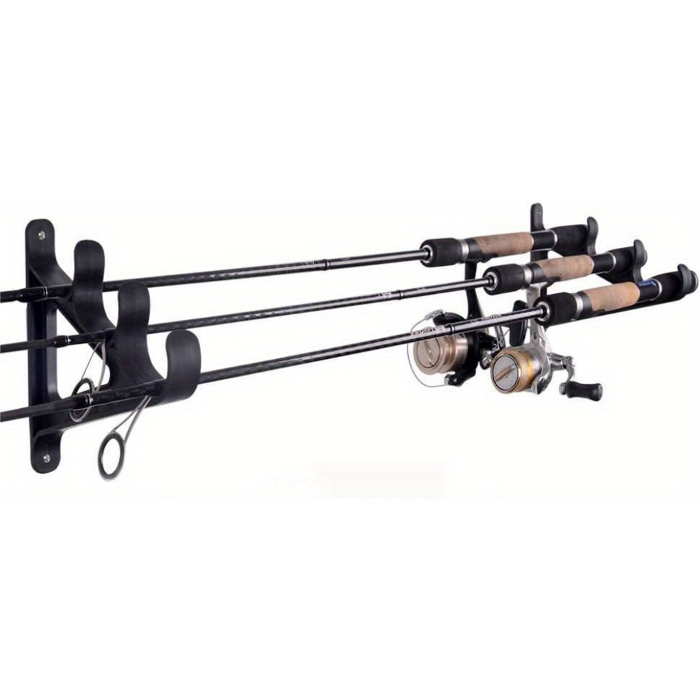 SUPVOX 20 Pcs Fishing Rod Clip Pole Storage Rack Outdoor Supply Cue Holder  Pole Clamp Snooker Cue Stick Display Club Clip Fishing Pole Organizer