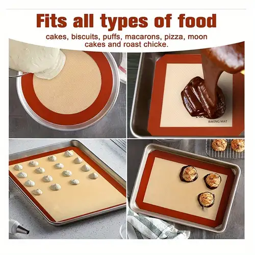 Tapis de cuisson antiadhésif en Silicone, 30x40cm, revêtement de feuille de  four perforé, ustensiles de cuisson pour macarons, outils de cuisine pour  gâteaux - AliExpress