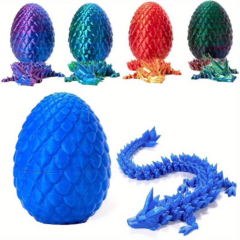 3d Printed Dragon Egg Dragon Set Adult Toys 3d Printed Temu