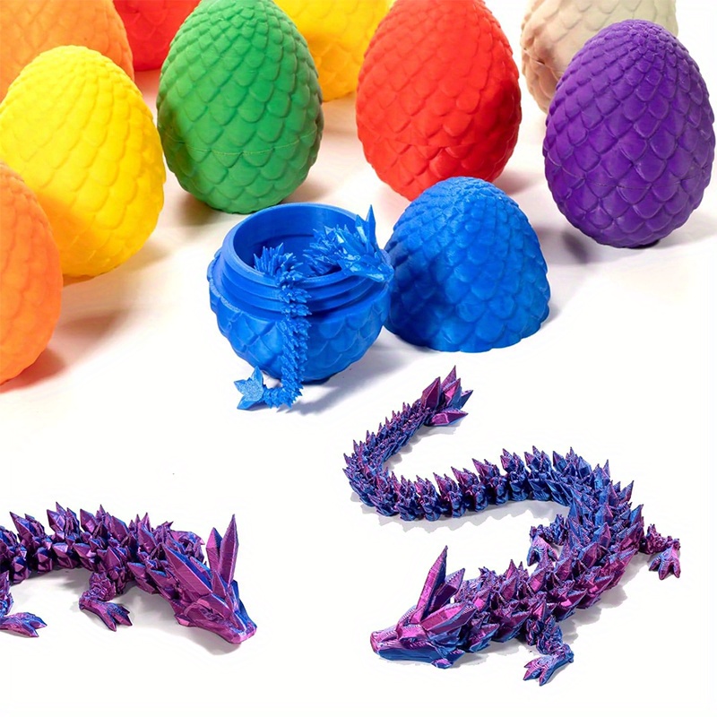 3d Printed Dragon Egg Dragon Set Adult Toys 3d Printed Temu