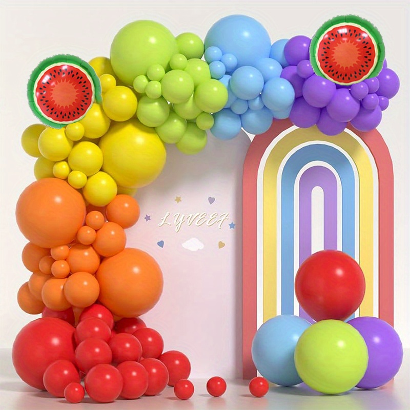 Arcobaleno di palloncini - arcobaleno party