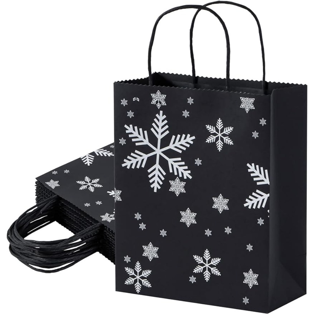 Stylish Black White Striped Plastic Bags With Handles - Temu Canada