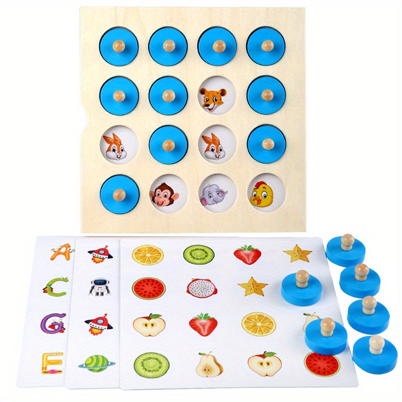 Early Educational Wooden Mini 3D Wooden Puzzle Toy for Kids