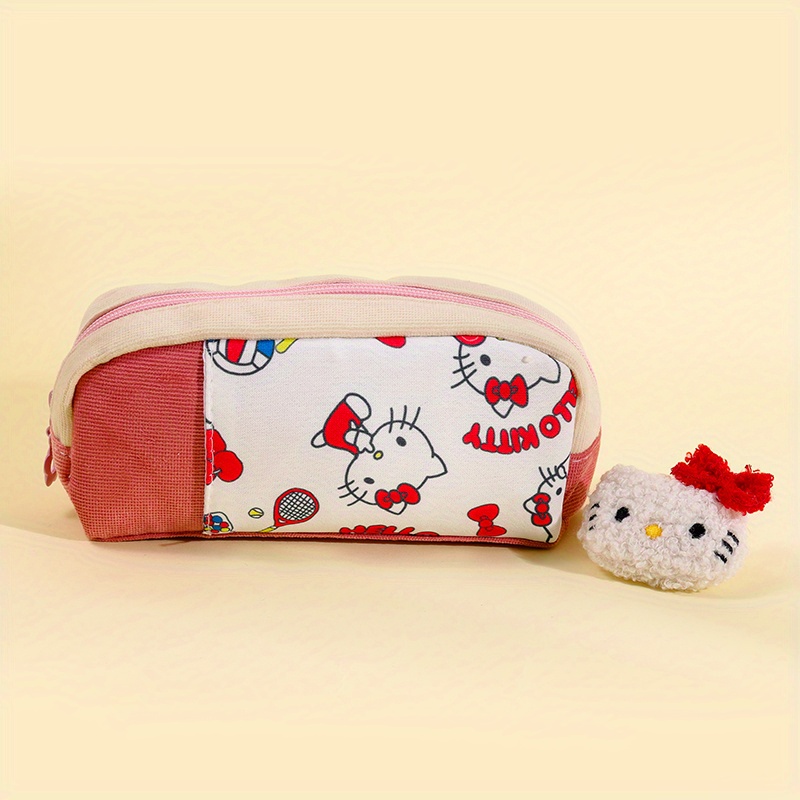 Baby Products Online - Multi-purpose plush pencil case cute  three-dimensional cosmetic bag large capacity hello kitty cartoon storage  bag cm - Kideno