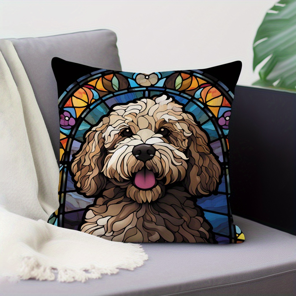 Dog print pillow store cases