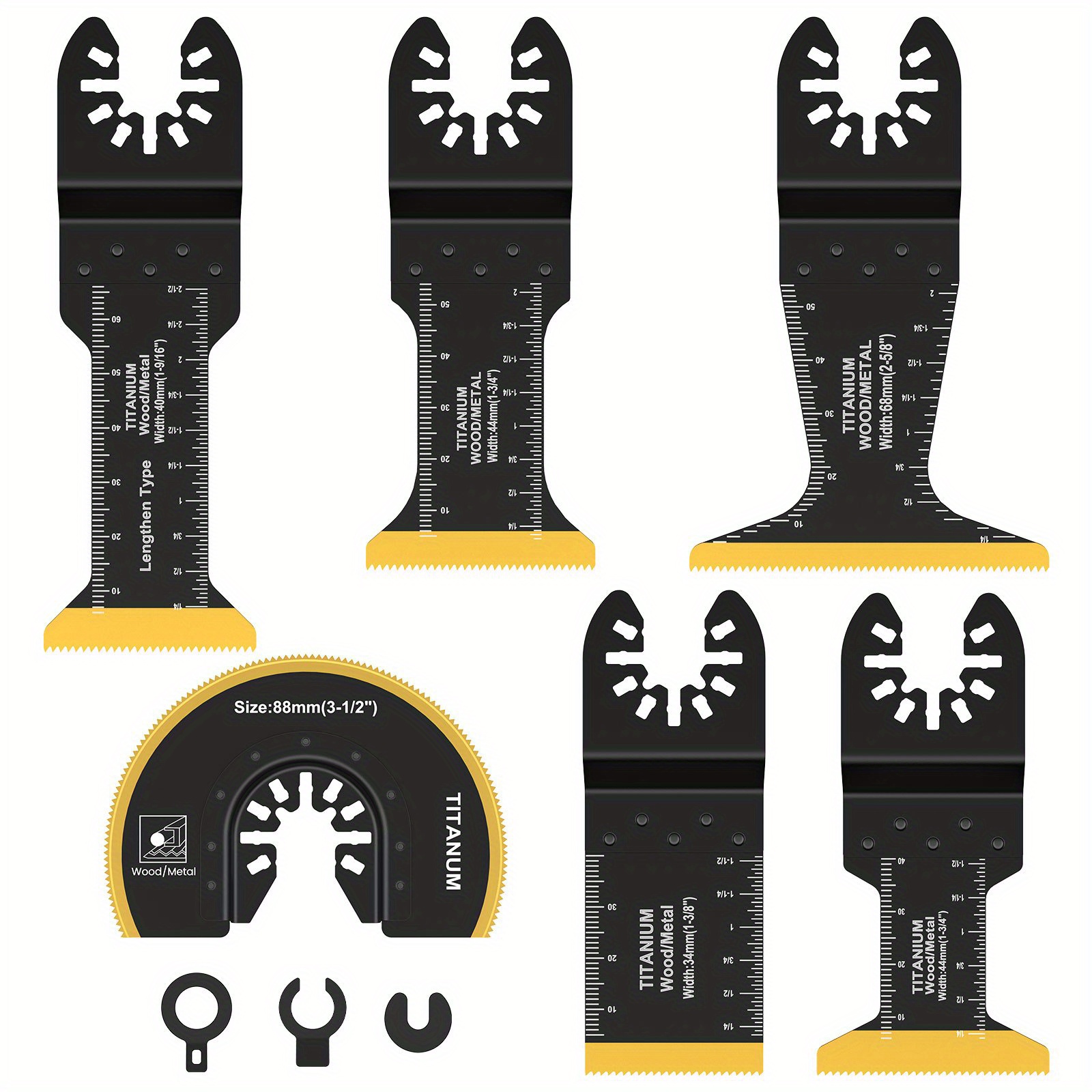 Types of discount oscillating tool blades