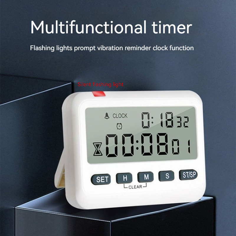 Multifunctional Small Alarm Clock Timer Learn Cooking - Temu