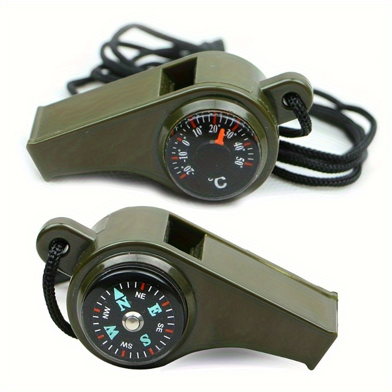 Homoyoyo Pure Copper Whistle Keychain - Emergency Survival Whistle For Camping, Referee, Outdoor Use With Animal Head Design