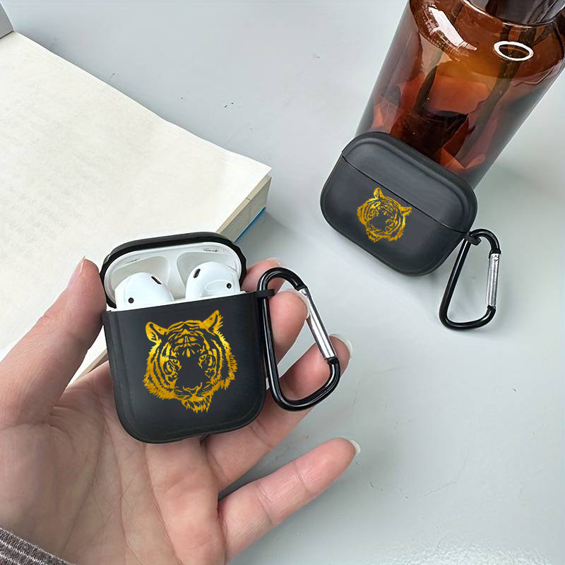 

Golden Lion Head Silicone Case With Keychain Bag For Airpods 1 2 3 Cover Earphone Case Airpods Pro Ery Protective Charing Soft Cases For Air Pods 3 2 1 Pro Cover