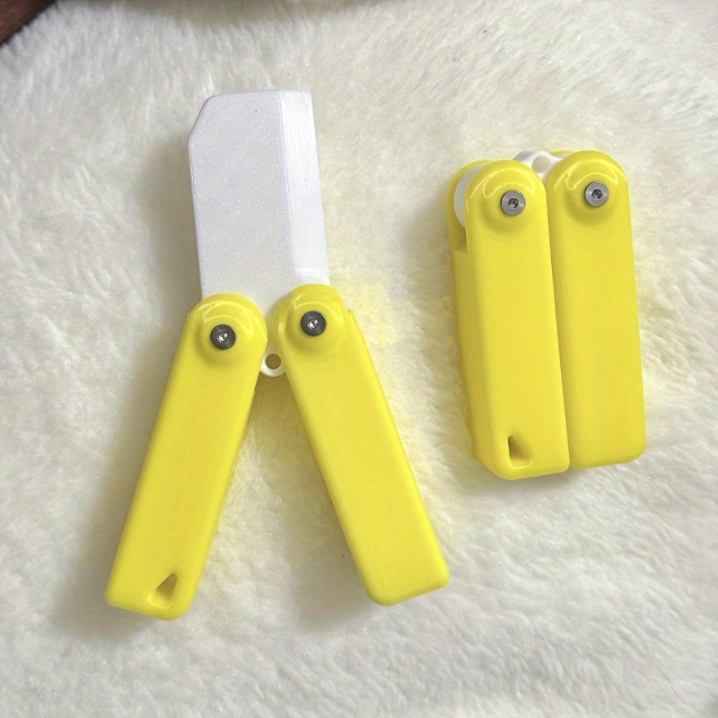 3d Printed Fish Bone Butterfly Knife Very Safe Small Toy - Temu