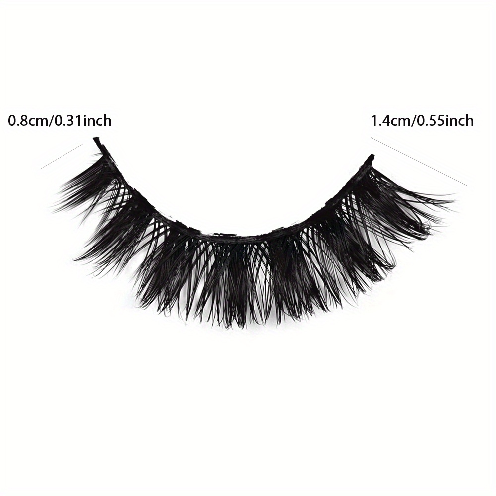 5 Pairs Luxurious Faux Mink Lashes, Fluffy 3D Volume