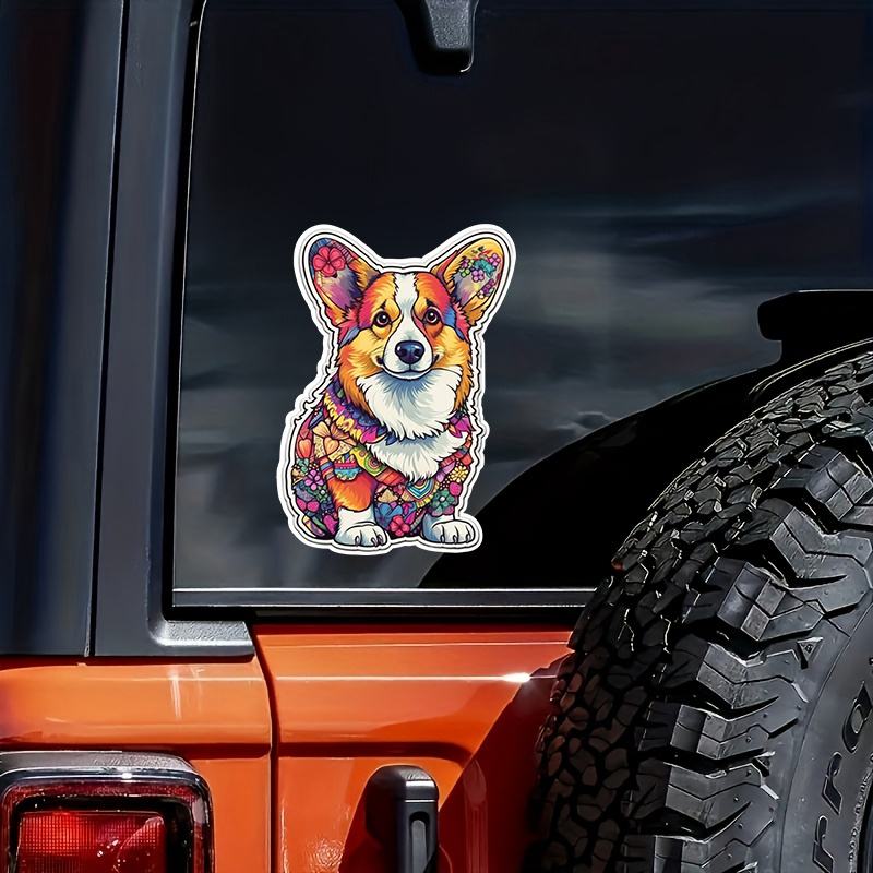 

Yoonek Graphics Welsh Corgi Welsh Corgi Dog Vinyl Decal Sticker For Car, Laptop, Tumbler