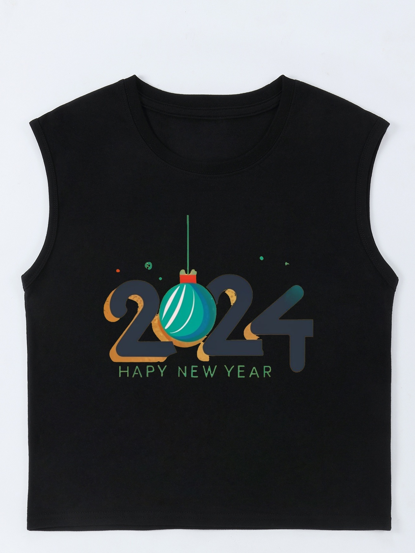 Creative Letter Illustration Print Boy's Graphic Design Tank - Temu ...