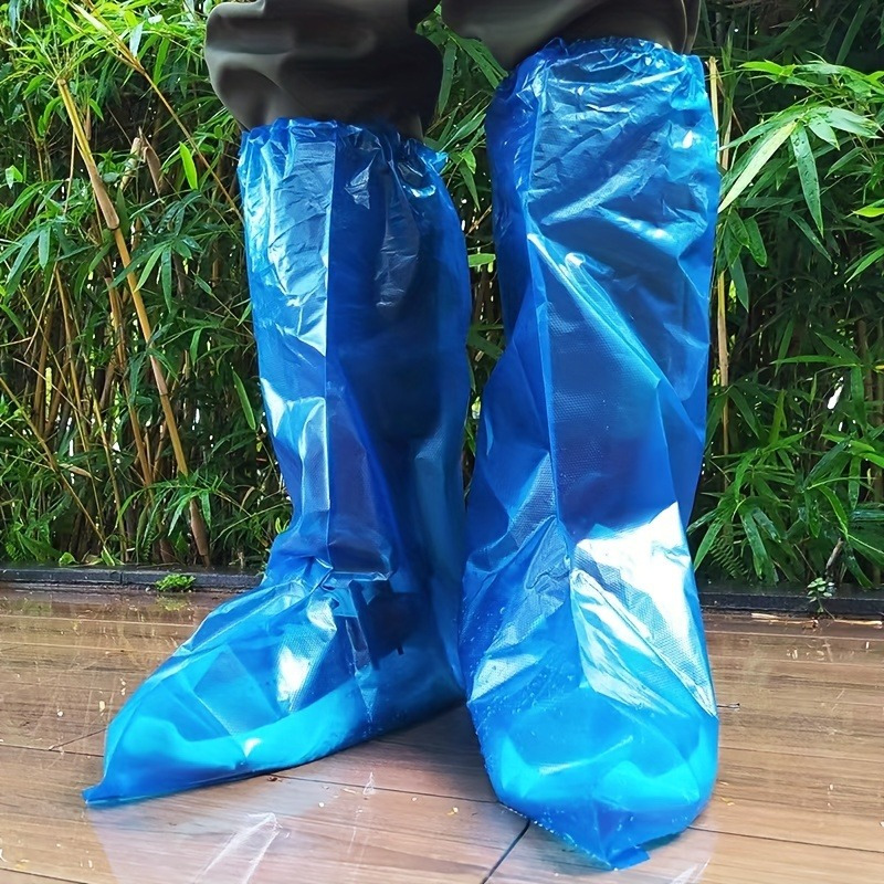 Diseño Largo Cubrezapatos Desechables Plástico Transparente Cubierta  Impermeable Para Botas Engrosamiento Cubrezapatos Protector 1 Paris 0 3yq  E19 De 0,66 €