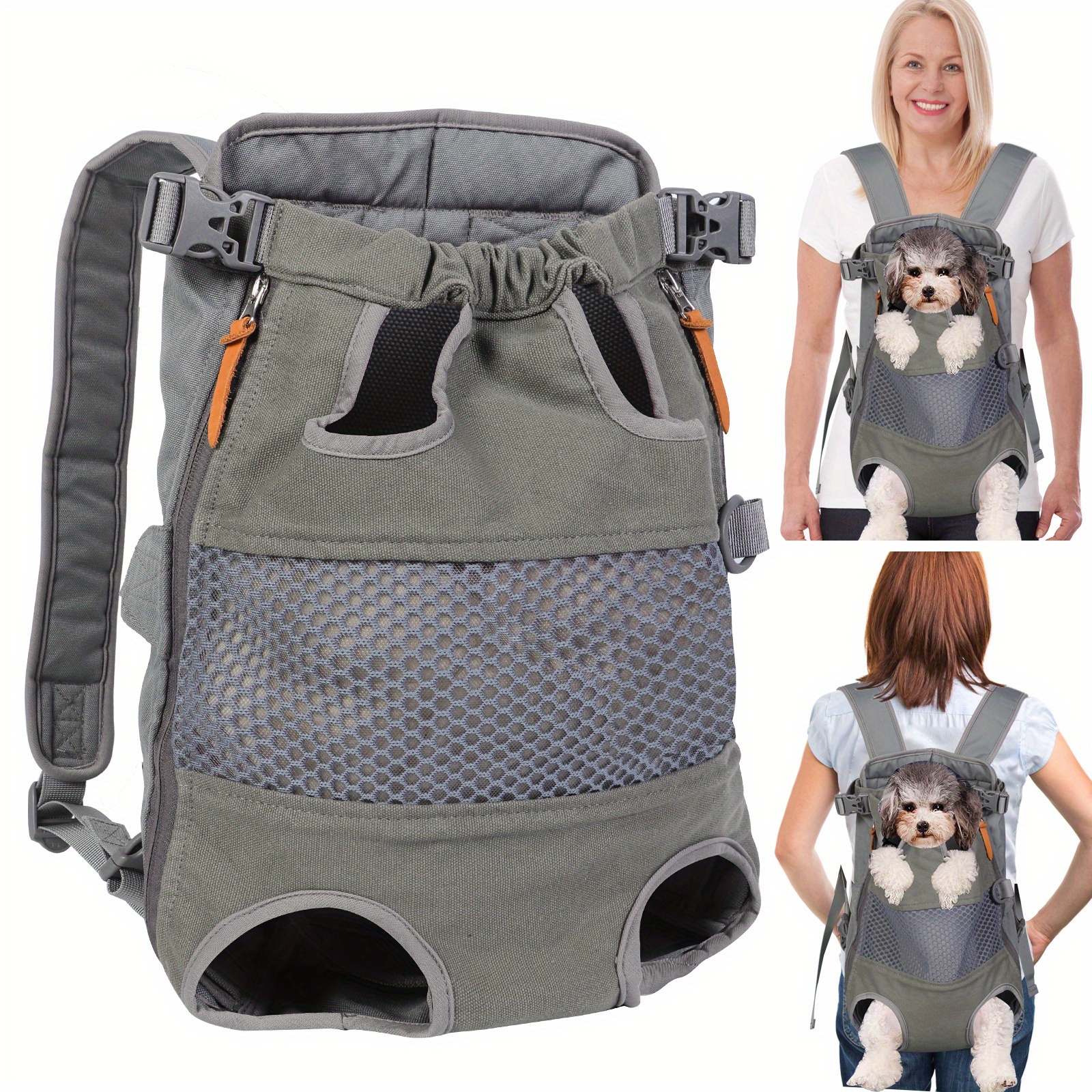 

Dog Carrier Backpack - Legs Out Front-facing Pet Carrier Backpack For Small Medium Large Dogs