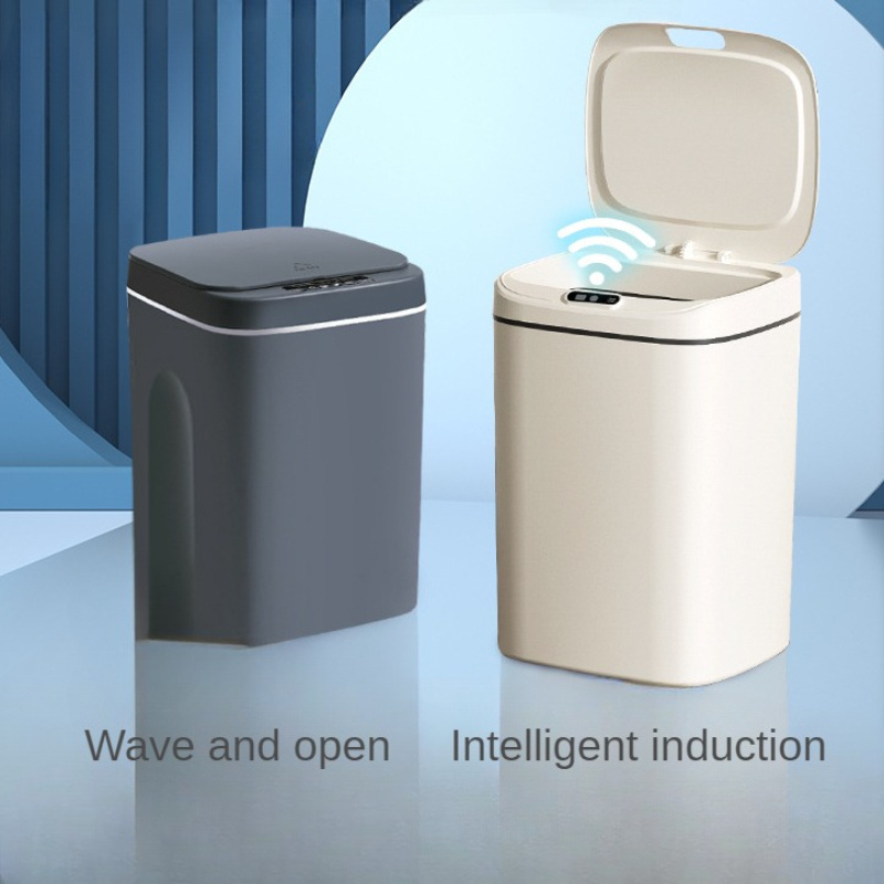 Cubo de basura automático del sensor de baño  Cubo de basura automático  Sensor de cocina-12-16l Cubo de basura inteligente-Aliexpress