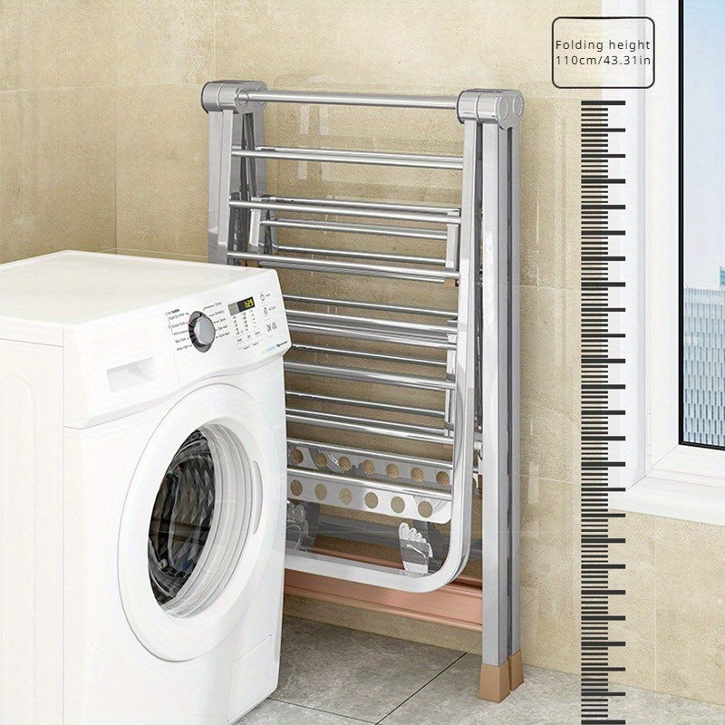 Multi tier Foldable Clothes Rack Indoor Laundry Drying Rack - Temu