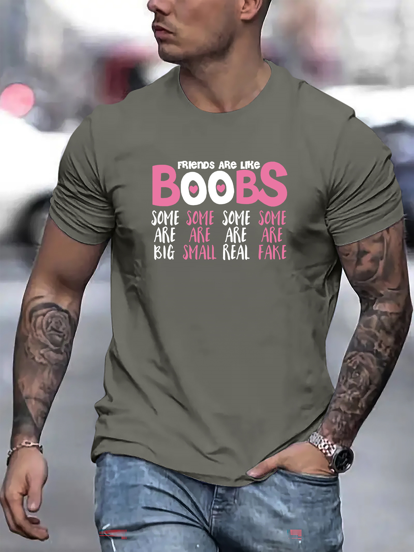T SHIRT - WHEN IT COMES TO BIG BOOBS or SMALL BOOBS - GUYS PREFER