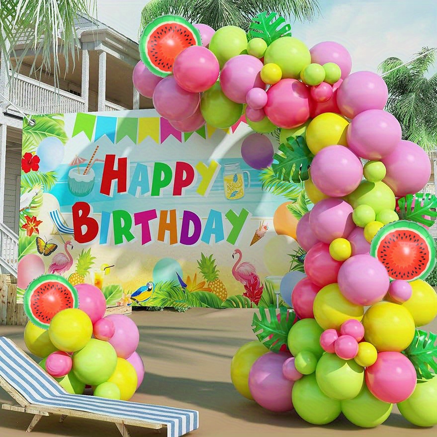 Tropical Birthday Party Decorations - Free Returns Within 90 Days