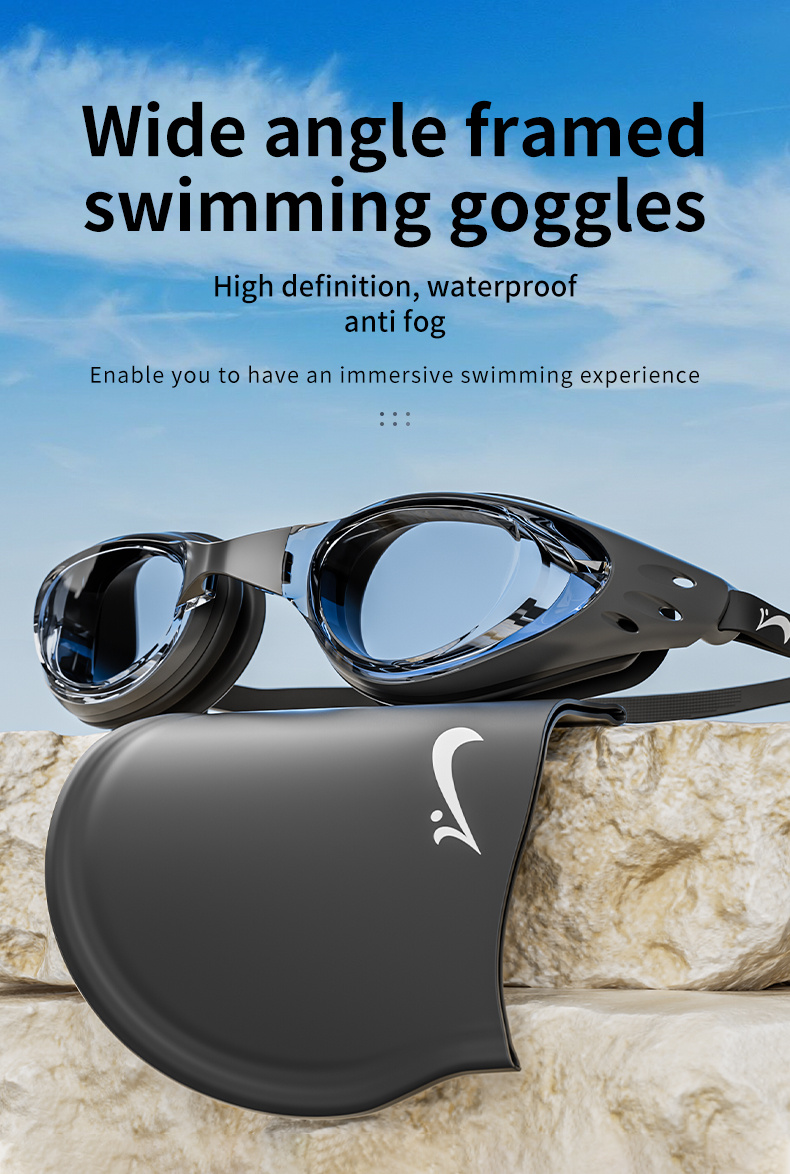High-definition Waterproof And Anti-fog Swimming Goggles for Adults