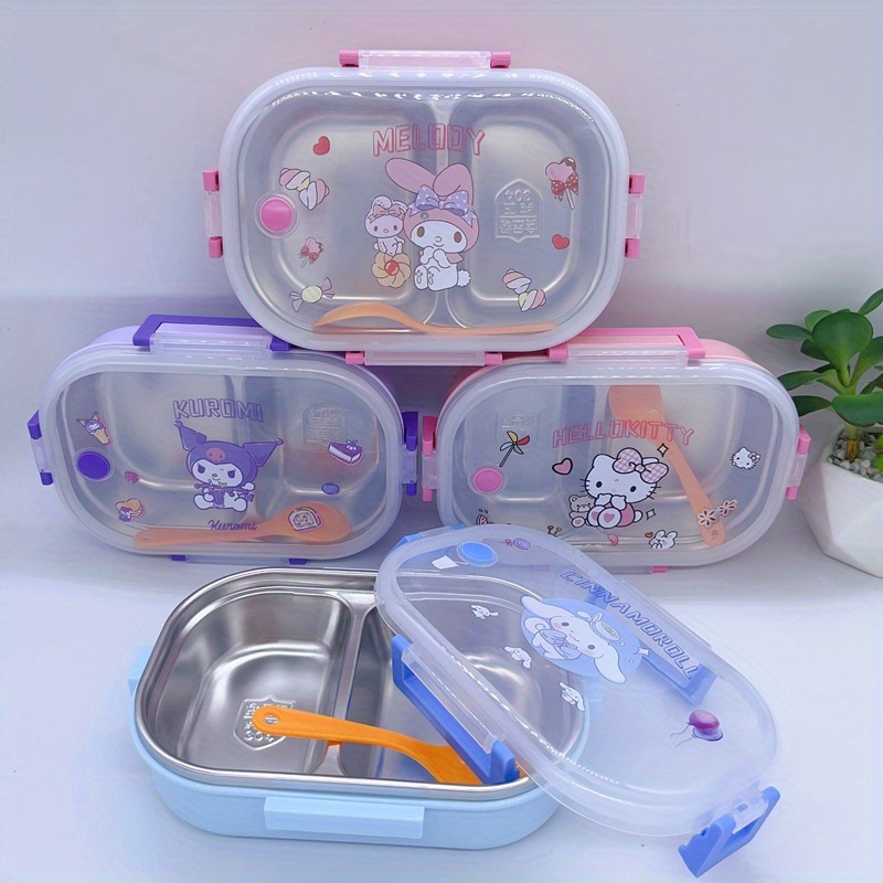 Hello Kitty Lunchbox Sanrio Students Portable Zipper Camping Picnic Ba