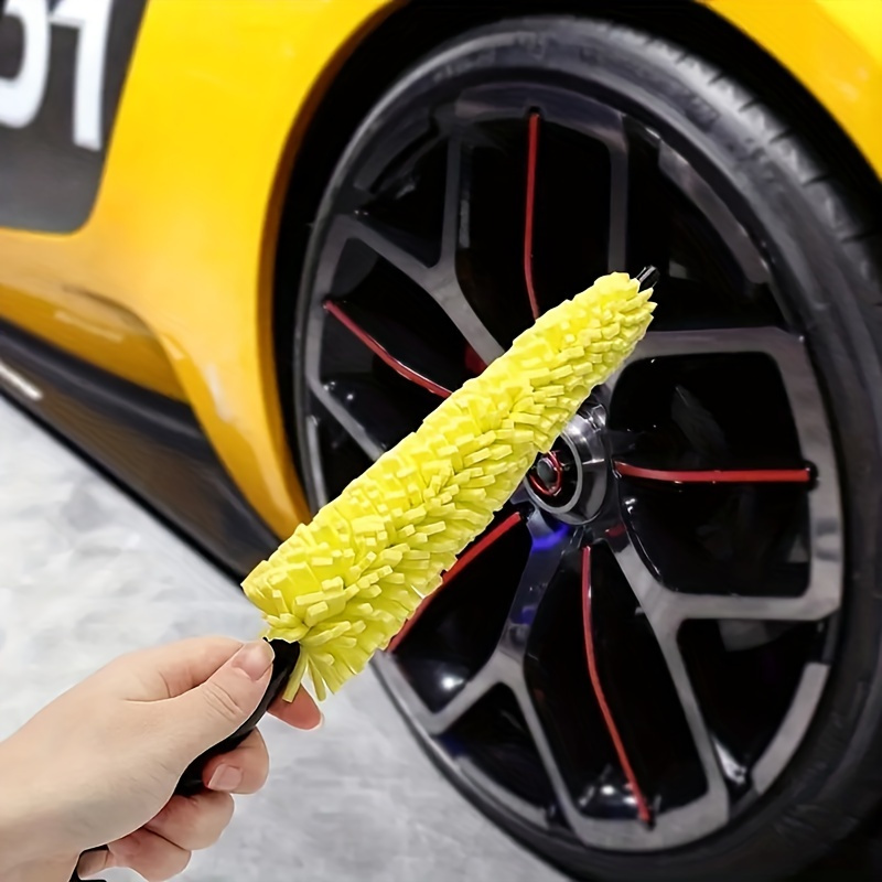 

Make Your Wheels Shine: Car Wheel Cleaner Brush For Bikes & Motorcycles