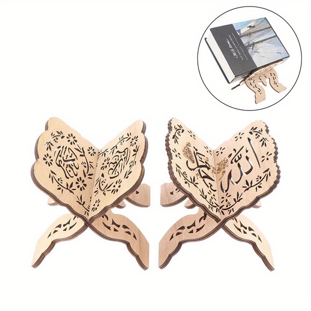 Support Coran Book Holder Board Quran Stand Detachable Quran Scripture  Books Stand Holders for Home Office Decoration Ornament