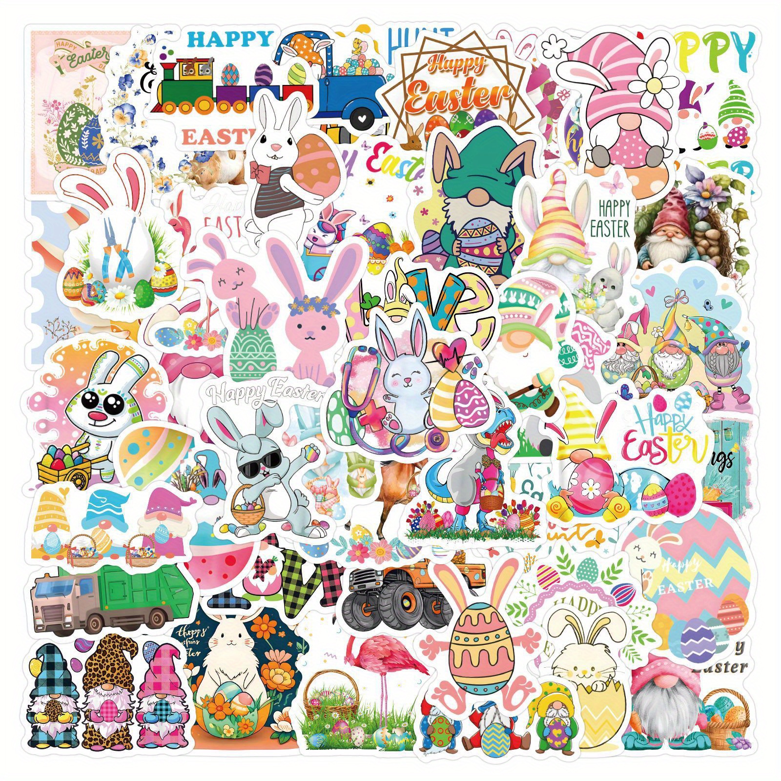 Cute Shiny Bunny Teddy Ribbon Scrapbook Stickers For Photo - Temu