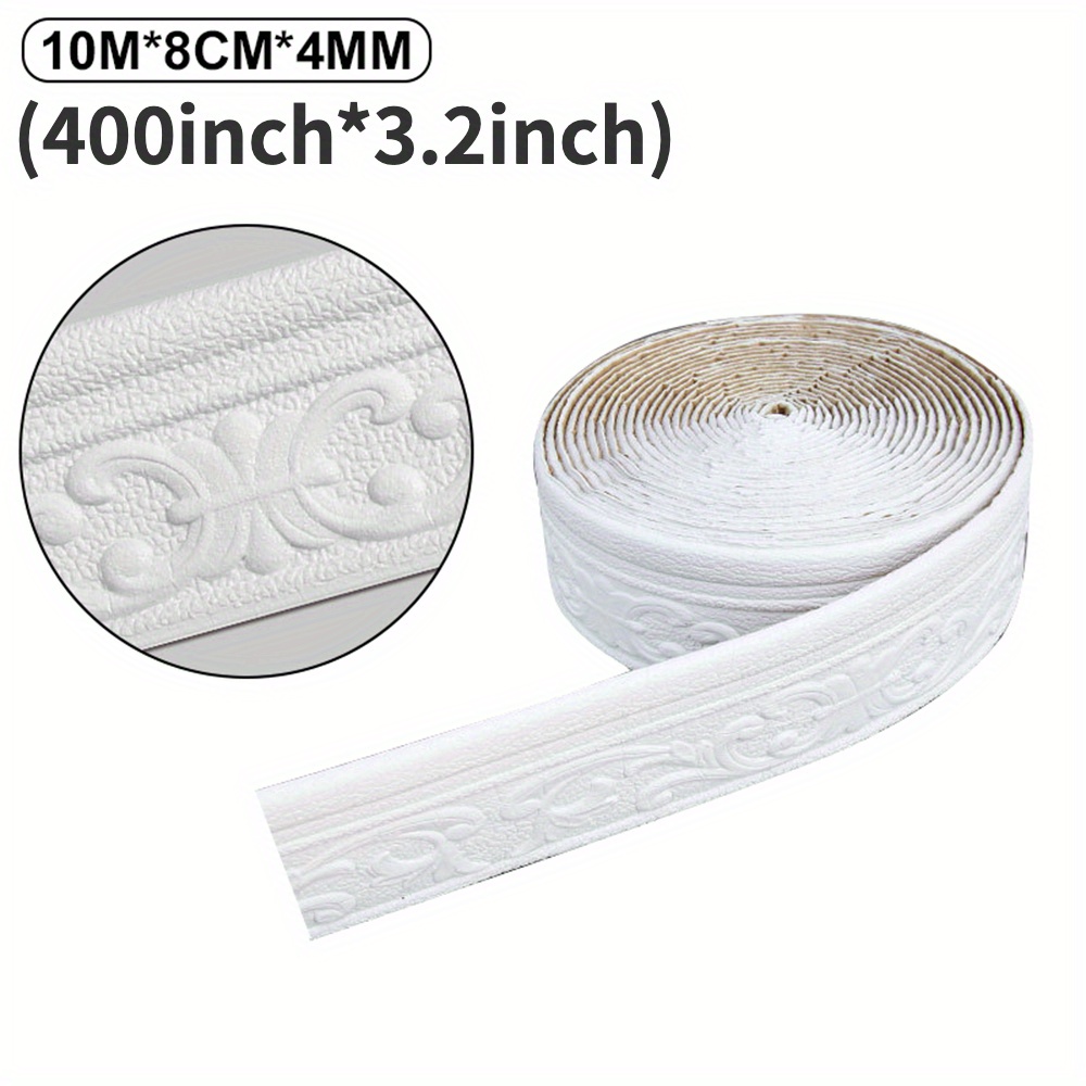 10m/roll, Solid Wall Sticker Roll, Masking Tape For Wall Corner Decor For