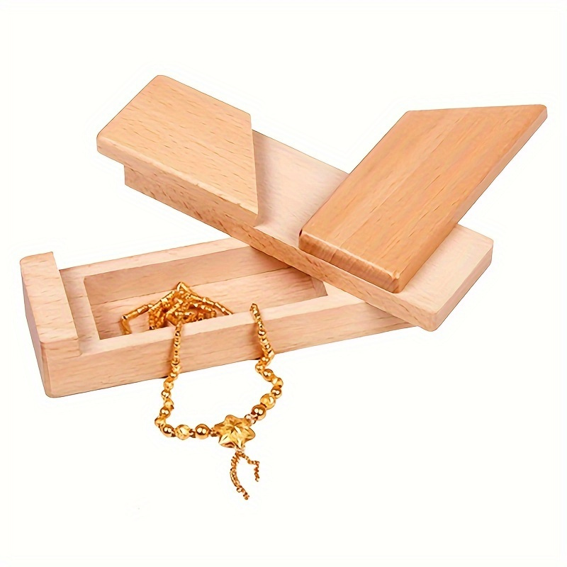 3D Wooden Box Puzzle - Mystery Box