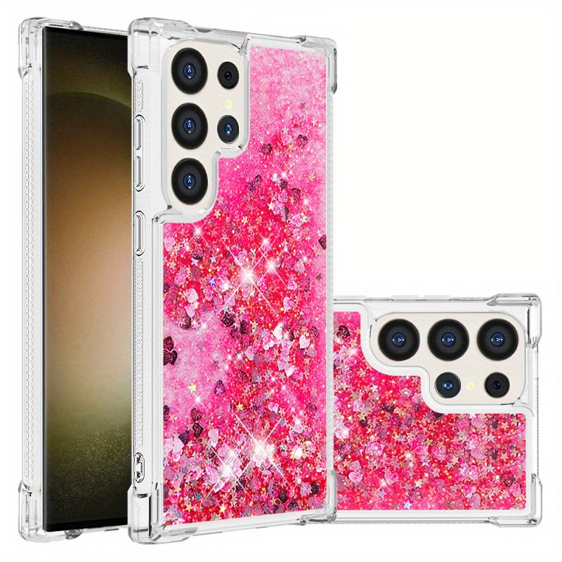 Pink Clear Galaxy S24 Ultra Case