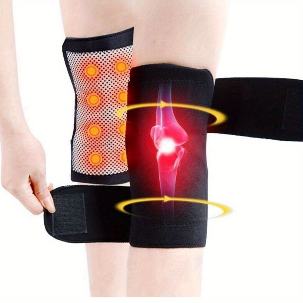 

2 Pcs Self-heating Knee Brace Portable Joint Heat Moxibustion Magnetic Care Brace Gift For Men Women - Mother's Day Gift