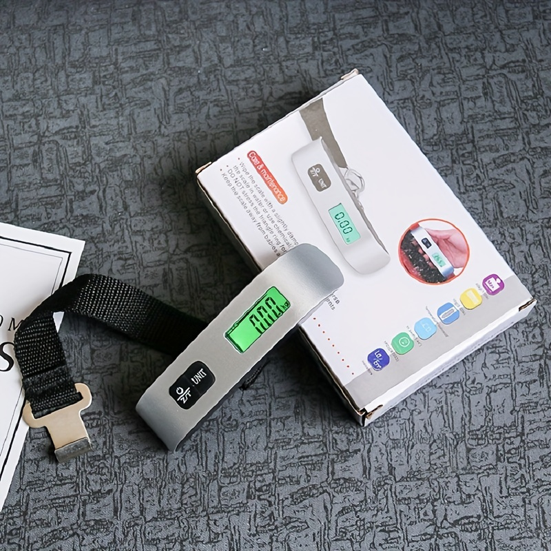 Scale, Portable Electronic Scale, Digital Luggage Scale, High-precision Luggage, Luggage Bag Scale With Luminous, Electronic Weighing Scale, Kitchen Gadgets, Cheap Items
