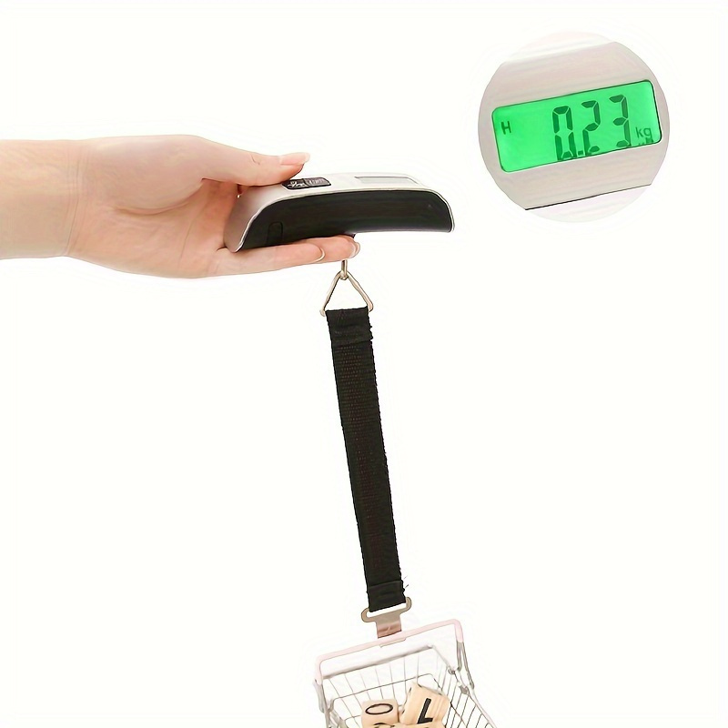 Scale, Portable Electronic Scale, Digital Luggage Scale, High-precision Luggage, Luggage Bag Scale With Luminous, Electronic Weighing Scale, Kitchen Gadgets, Cheap Items