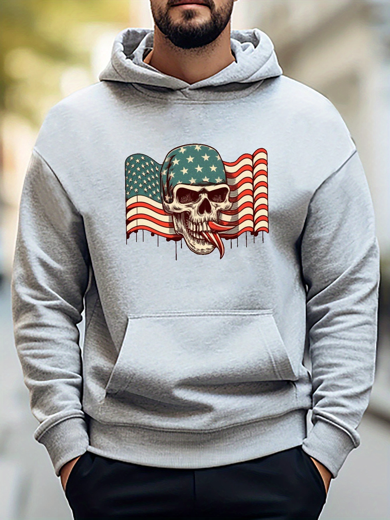 Cool skull head hoodie on sale