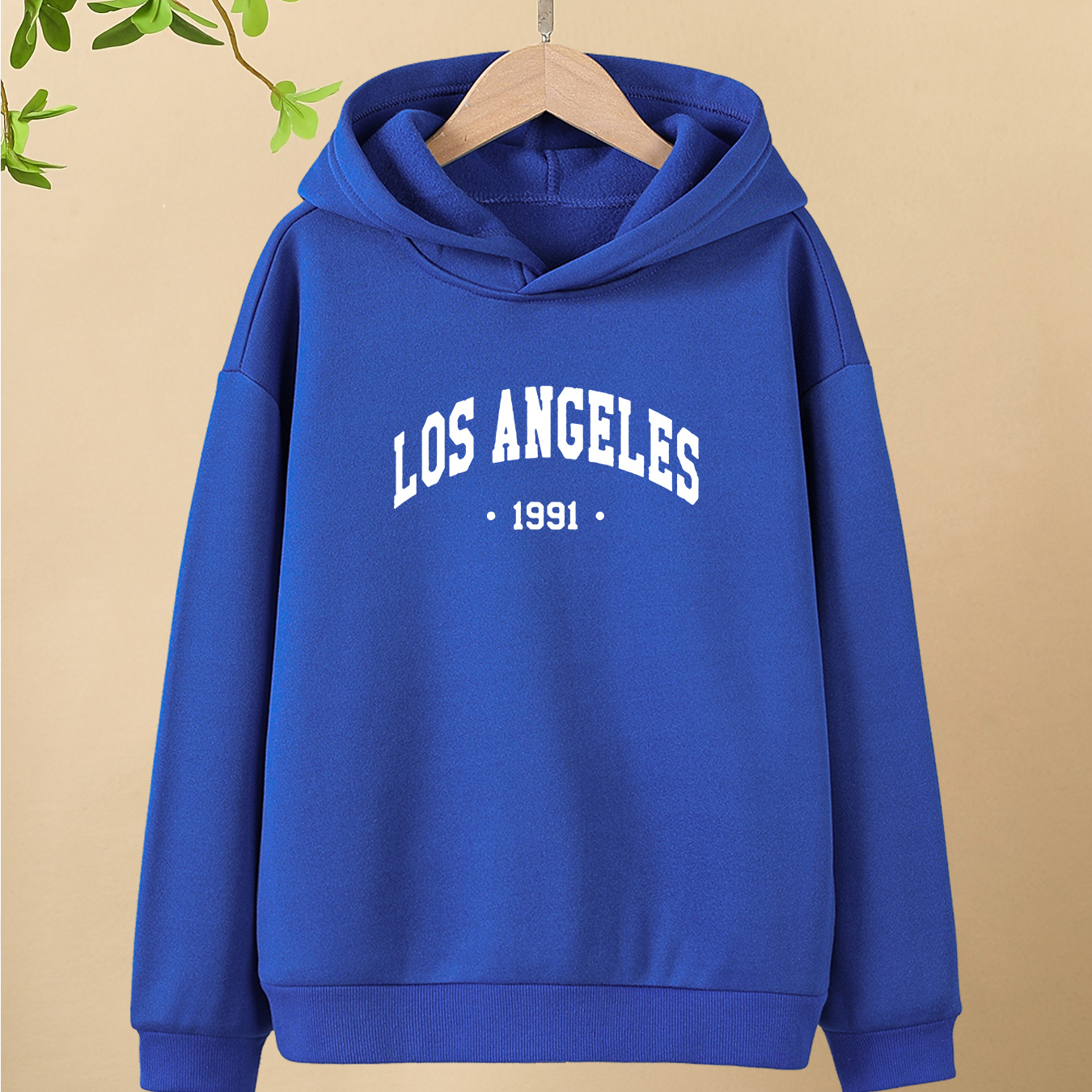 

Los Angeles Letter Print Boys Casual Pullover Long Sleeve Hoodies, Boys Sweatshirt For Spring Fall, Boys Hoodie Tops Outdoor