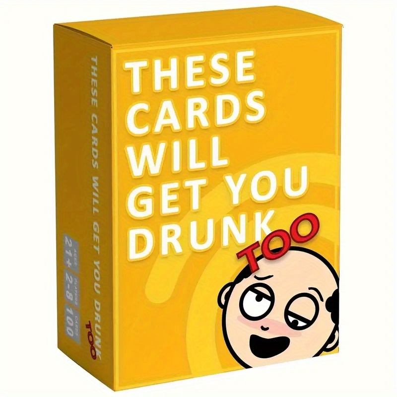 "*"Fun Adult Drinking Game Cards, Creative Party Game