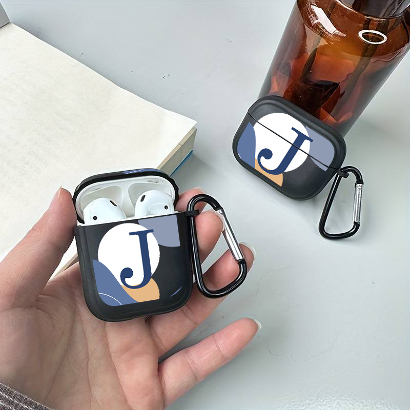 

J Silicone Headphone Case With Keychain Bag For Airpods 1 2 3 Cover Earphone Case For Airpods Pro Ery Protective Charging Soft Cases For 3 2 1 Pro Cover