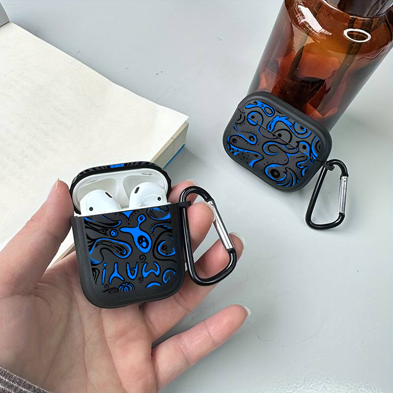 

Graphic Pattern Earphone Case For Airpods1/2, Airpods3, Airpods Pro, Airpods Pro (2nd Generation), Christmas Halloween Deco/gift For Girlfriend, Boyfriend, Friend Or Yourself