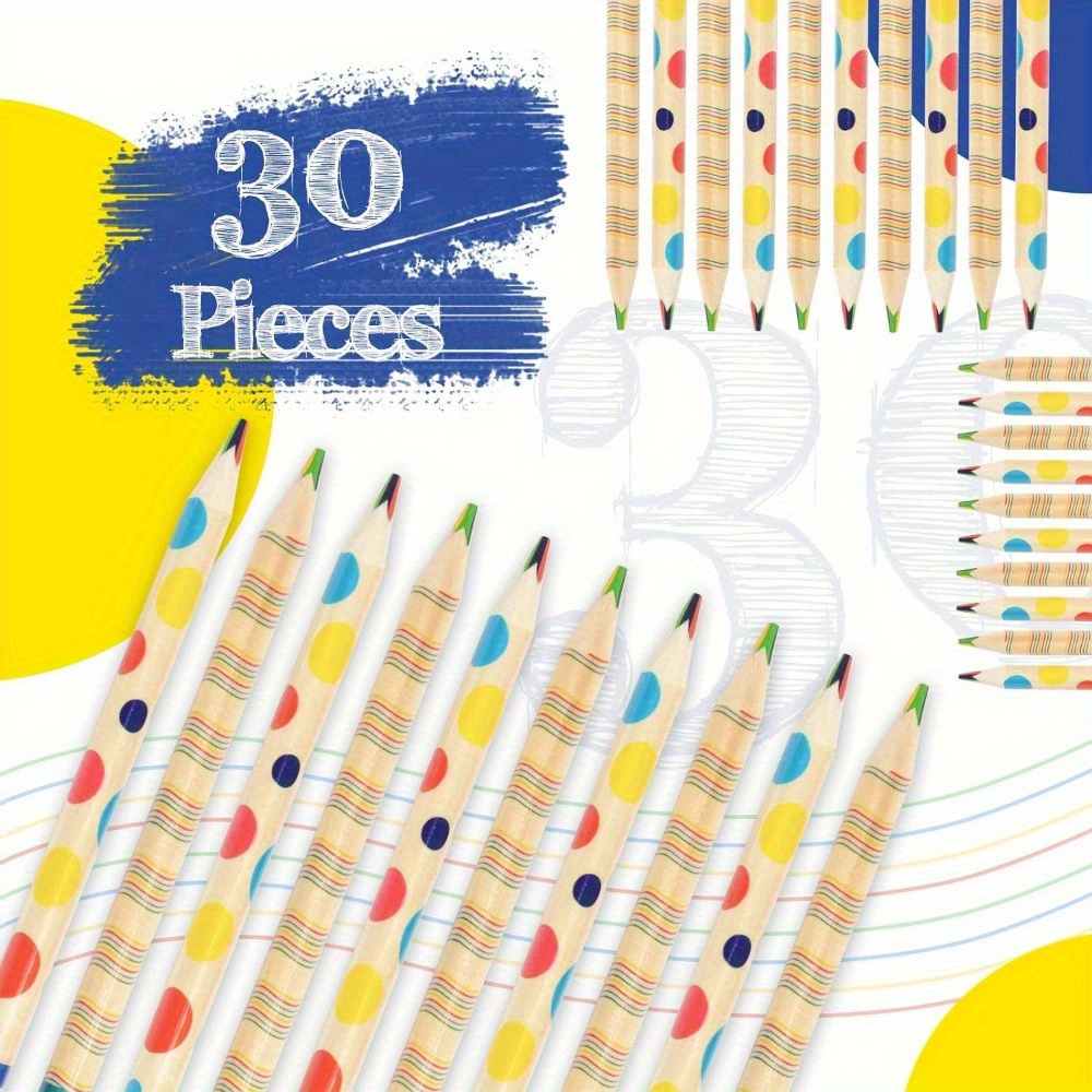 Ioffersuper 33-Piece Flexible Pencils Flexible Bendy Pencils for Kids  Colorful Stripe Soft Pencils Twisty Pencils Fun Cool Pencils for Kids Fun  School