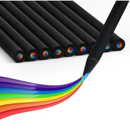 1pcs 4/7/8/12 Colors Gradient Rainbow Pencils Jumbo-Colored